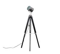 Valuelights Starboard Spotlight Tripod Black Floor Lamp With Led Bulb Black One Size
