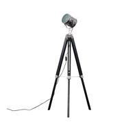 Valuelights Starboard Spotlight Tripod Black Floor Lamp With Led Bulb Black One Size