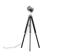 Valuelights Starboard Spotlight Tripod Black Floor Lamp With Led Bulb Black One Size