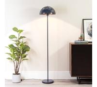 ValueLights | Navy Blue Single Stem Standing Floor Lamp with Dome Lampshade | Floor Lamps & Torchieres, Home Décor & Improvement Essential