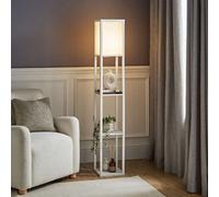 Struttura White Illuminated Floor Shelf