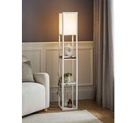 Struttura White Illuminated Floor Shelf