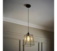 ValueLights Susie Glass Lantern Shade Single Drop Pendant Light