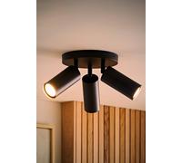 ValueLights Taylor Matte 3 Way Adjustable Tube Spotlight Ceiling Light with Bulbs in Black ValueLights Black