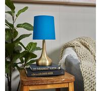 Teardrop Pair of Gold Table Lamps Touch On/Off Dimmable ValueLights Gold One Size