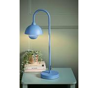 Valuelights Tilly Pastel Arched Dome Shade Metal Table Lamp In Blue Blue One Size