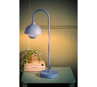 ValueLights | Tilly Pastel Sky Blue Arched Dome Shade Metal Table Lamp with LED Bulb | Table Lamps, Home Décor & Improvement Essential | Included LED Bulb