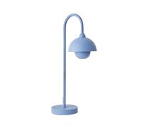 Arched Dome Metal Table Lamp blue