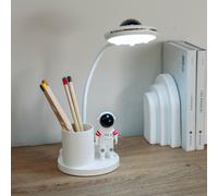 ValueLights Tom Spaceman Adjustable Projector Astronaut Night Light in White ValueLights White