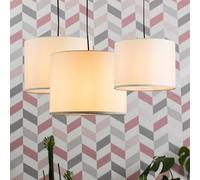 Valuelights Torbery Set Of 3 Nesting Easy Fit Ceiling Pendant Light Lamp Shades In Cream Cream One Size
