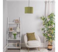 Valuelights Torbery Set Of 3 Nesting Easy Fit Ceiling Pendant Light Lamp Shades In Olive Olive One Size