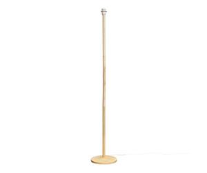 Valuelights Triston Single Stem Natural Light Wood Floor Lamp Base