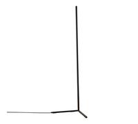 Valuelights Triton Modern 25W Led Tri-Bar Black Corner Floor Lamp Warm White