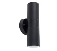 Up Down Pair of Black Outdoor Wall-Up Down Light ValueLights Black One Size
