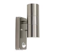 Up Down Silver Outdoor Wall-Up Down Light ValueLights Silver One Size