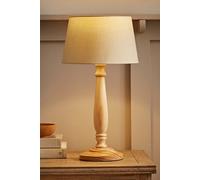 ValueLights | Traditional Light Wood Candlestick Table Lamp with Beige Tapered Shade for Living Room Bedroom | Table Lamps, Home Décor & Improvement Essential
