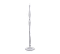 Valuelights Victoria Traditional Grey Wood Candlestick Floor Lamp Base