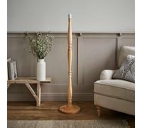 ValueLights | Traditional Light Wood Candlestick Floor Lamp Base for Living Room | Floor Lamps, Home Décor & Improvement Essential