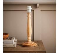 Valuelights Victoria Traditional Light Wood Candlestick Table Lamp Base