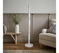 ValueLights | Traditional White Wood Candlestick Floor Lamp Base for Living Room | Floor Lamps, Home Décor & Improvement Essential