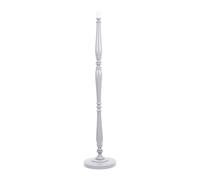 ValueLights | Traditional Grey Wood Candlestick Floor Lamp Base for Living Room | Floor Lamps, Home Décor & Improvement Essential