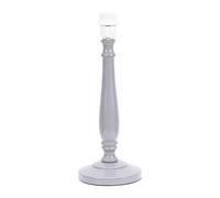 Valuelights Victoria Traditional Grey Wood Candlestick Table Lamp Base