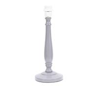 ValueLights | Traditional Grey Wood Candlestick Table Lamp Base for Living Room Bedroom | Table Lamps, Home Décor & Improvement Essential