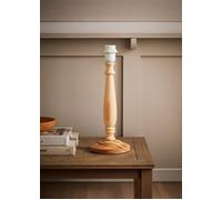 ValueLights | Traditional Light Wood Candlestick Table Lamp Base for Living Room Bedroom | Table Lamps, Home Décor & Improvement Essential