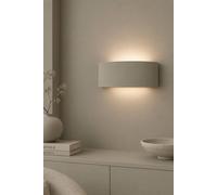 Valuelights Vincent Curved Ceramic Up/down Flush Wall Sconce Light In Dark Green Dark Green