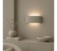 Valuelights Vincent Moss Green Curved Ceramic Flush Wall Sconce Light With Bulb