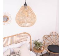 Valuelights Vine Natural Ceiling Shade (D)34Cm