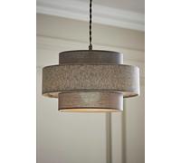 Valuelights Weaver Grey Herringbone Ceiling Lamp Shade