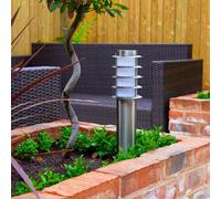 MiniSun | Modern 450mm Stainless Steel Light Posts | Post Lights, Home Décor & Improvement Essential | Set of 2