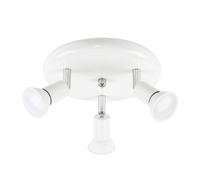 Valuelights White Ceiling Bar Spotlight And Gu10 Spotlight Led 5W Cool White 6500K Bulbs