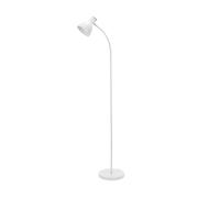 ValueLights | White Metal Dome Shade Wooden Base Adjustable Task Reading Light Floor Lamp | Floor Lamps, Home Décor & Improvement Essential