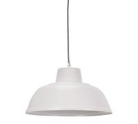 ValueLights | White Metal Hanging Pendant Ceiling Light Fitting | Pendant Lights, Home Décor & Improvement Essential | Includes Bulb | Includes Full Wired Fitting