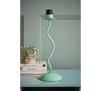 ValueLights Wiggle Moss Green Metal Table Lamp Base ValueLights Green