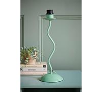 ValueLights Wiggle Moss Green Metal Table Lamp Base ValueLights Green