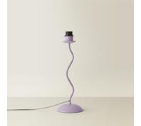 ValueLights | Wiggle Pale Purple Metal Table Lamp Base | Table Lamps, Home Décor & Improvement Essential