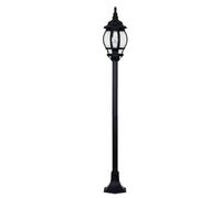 ValueLights Windsor Black Outdoor Ground Post Light ValueLights Black
