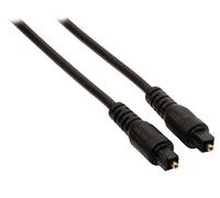 Valueline 1m Toslink Male to Male Digital Audio Cable - Black