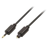 Valueline 1m Toslink Male to Optical 3.5mm Male Digital Audio Cable - Black