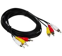 Valueline 3.0 m 3x Male to Male RCA AV Cable - Black