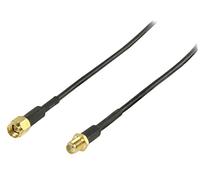 Valueline 3.00 m SMA Antenna Male to Female Cable - Black