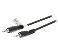 Valueline 3.5mm Male - 3.5mm Male Stereo Audio Cable 1.5m Black