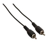 Valueline 5m RCA Male to RCA Male RCA Audio Cable - Black