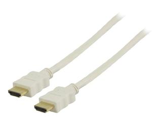 Valueline Nedis 0.5m HDMI to HDMI Connector High Speed Cable with Ethernet - White
