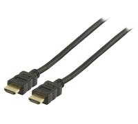 Valueline Nedis 0.5m High Speed HDMI Cable with Ethernet HDMI Connector - Black