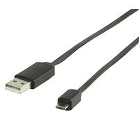Valueline Nedis 1m A Male to Micro B Male Adapter Cable - Black