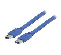 Valueline Nedis 2m USB 3.0 A Male to USB Micro B Male Flat Cable